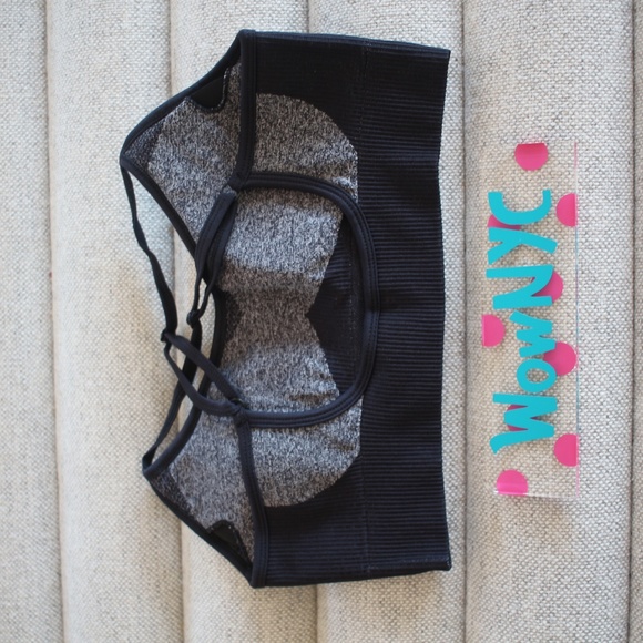 Sports Bra High Quality Black Yoga Sweat Top BLACK Sports - Picture 4 of 8